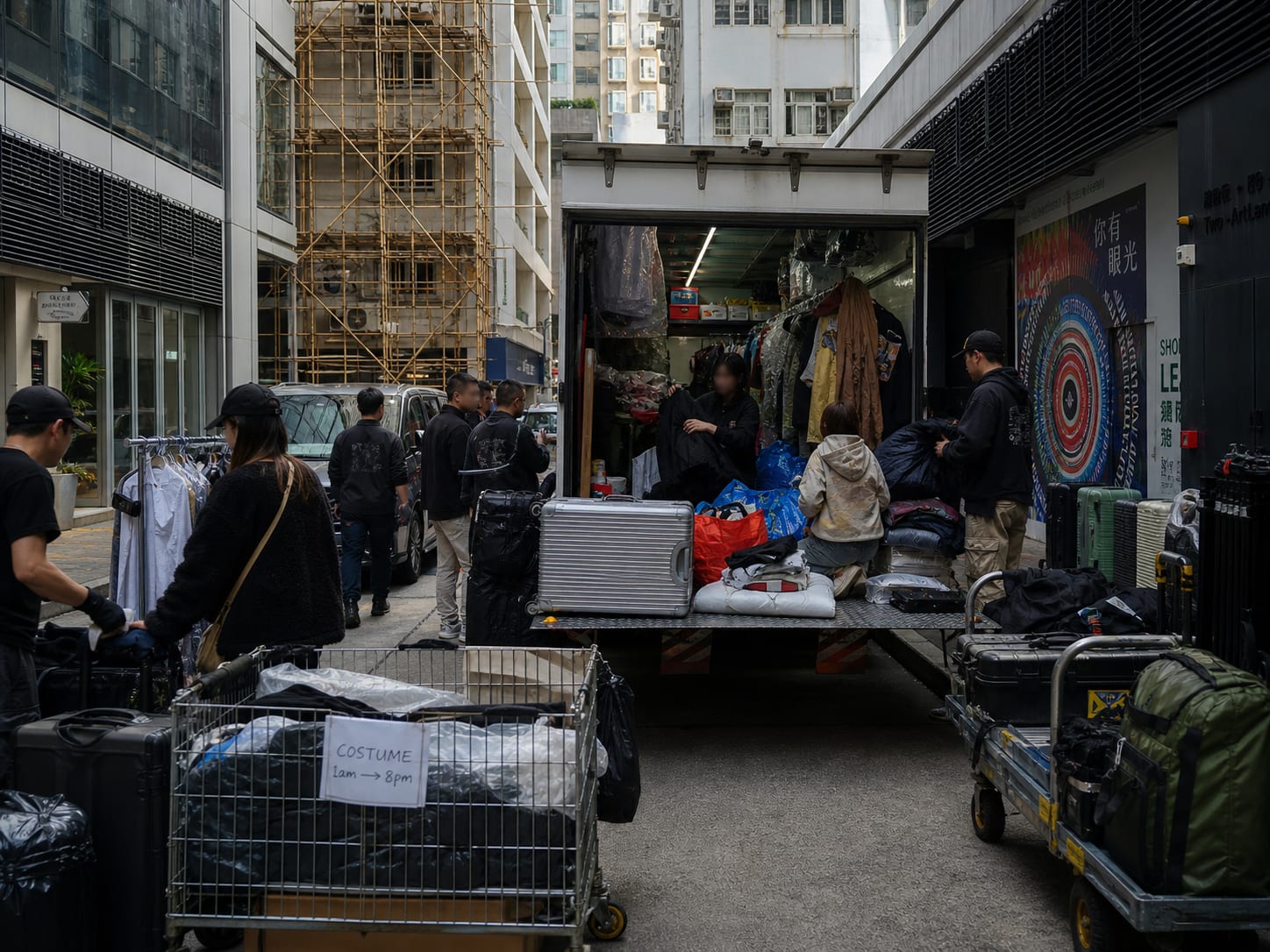 China fixer assisting international film crew.